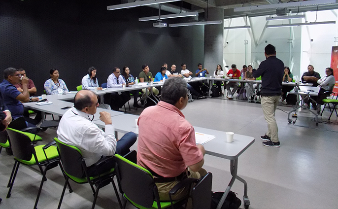 fotos de la Delegación del Ecosistema Regional en Misión Técnica Internacional en Medellín, Colombia