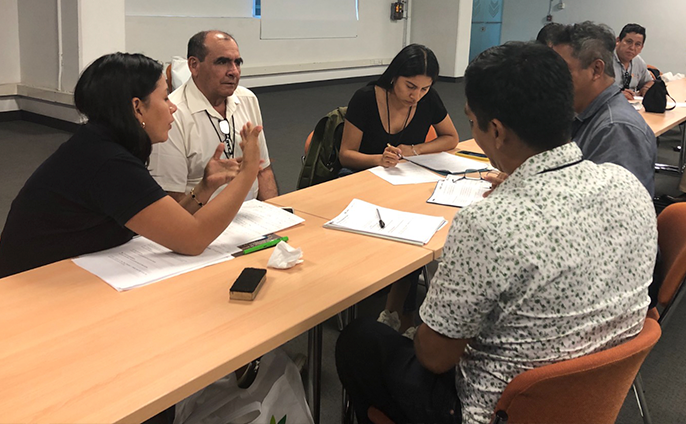 fotos de la Delegación del Ecosistema Regional en Misión Técnica Internacional en Medellín, Colombia