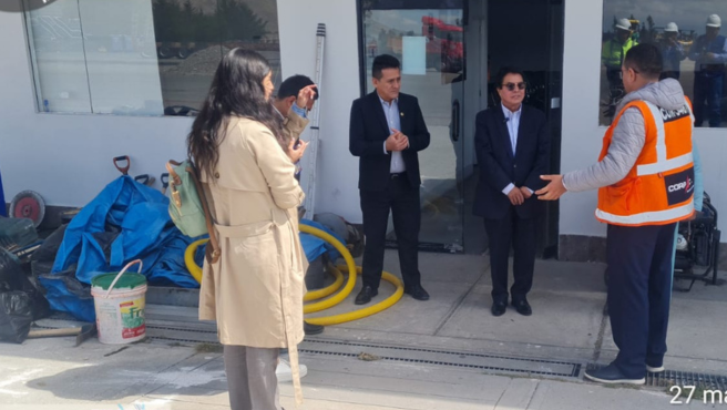 Mantenimiento del Aeropuerto de Jauja llega al 75%