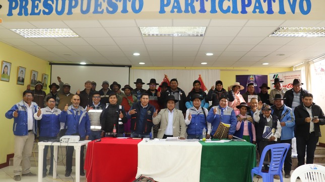 LA POBLACION PARTICIPO en EL PRESUPESTO PARTICPATIVO 2026