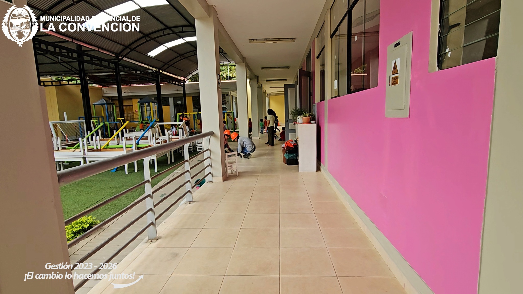 Municipalidad ejecuta el mantenimiento integral de la infraestructura educativa en Pavayoc