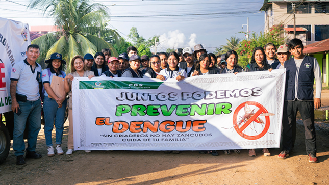 fotos de la campaña de eliminación de criaderos de zancudos 