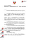 Vista preliminar de documento Resolución de Presidencia Ejecutiva N.° 027-2025-OFIS-PE