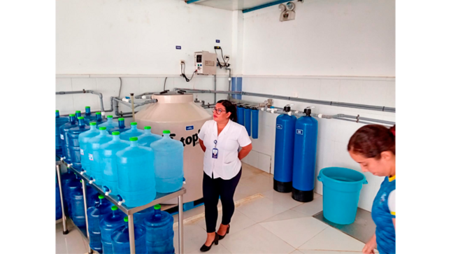 Operativo inopinado denominado "Aguas tratadas".
