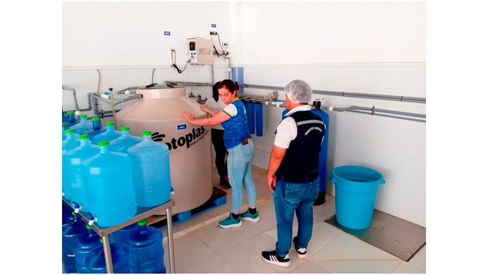 Operativo inopinado denominado "Aguas tratadas".