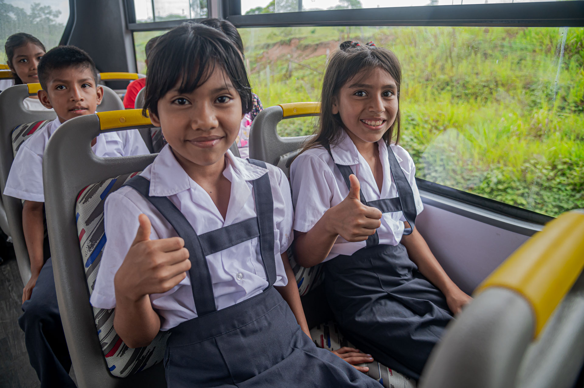visita de los estudiantes de la I.E.P. Centro Chambira N° 62350