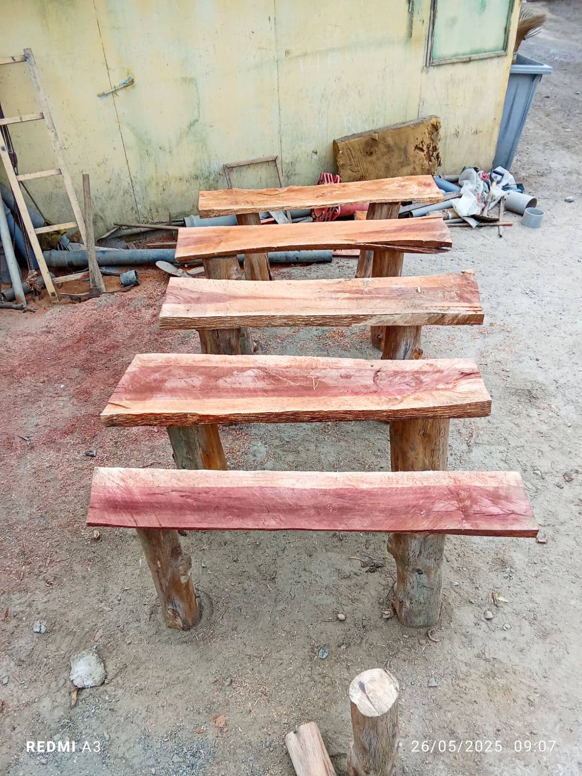 fabricación de bancas
