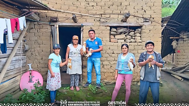 Entrega de cuyes