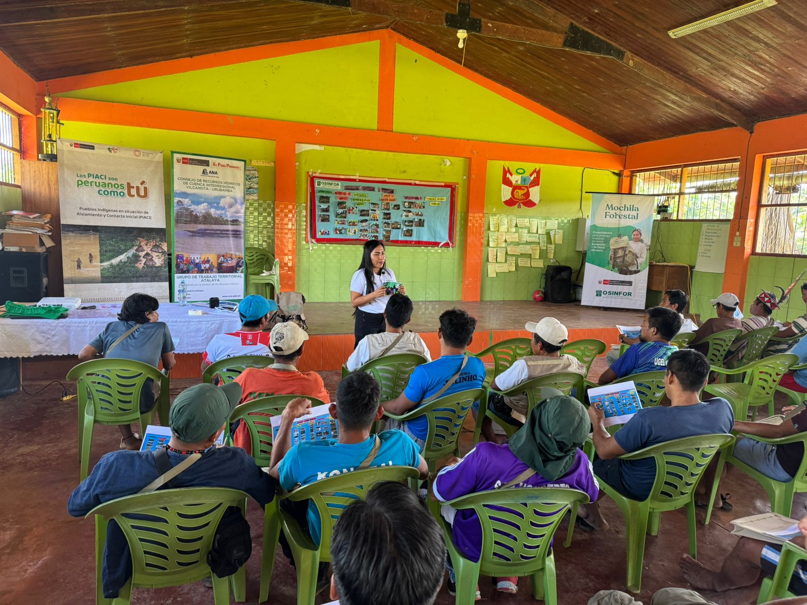 Archivo JPGE de la Mochila Forestal del OSINFOR continúa llegando a más comunidades indígenas de Atalaya