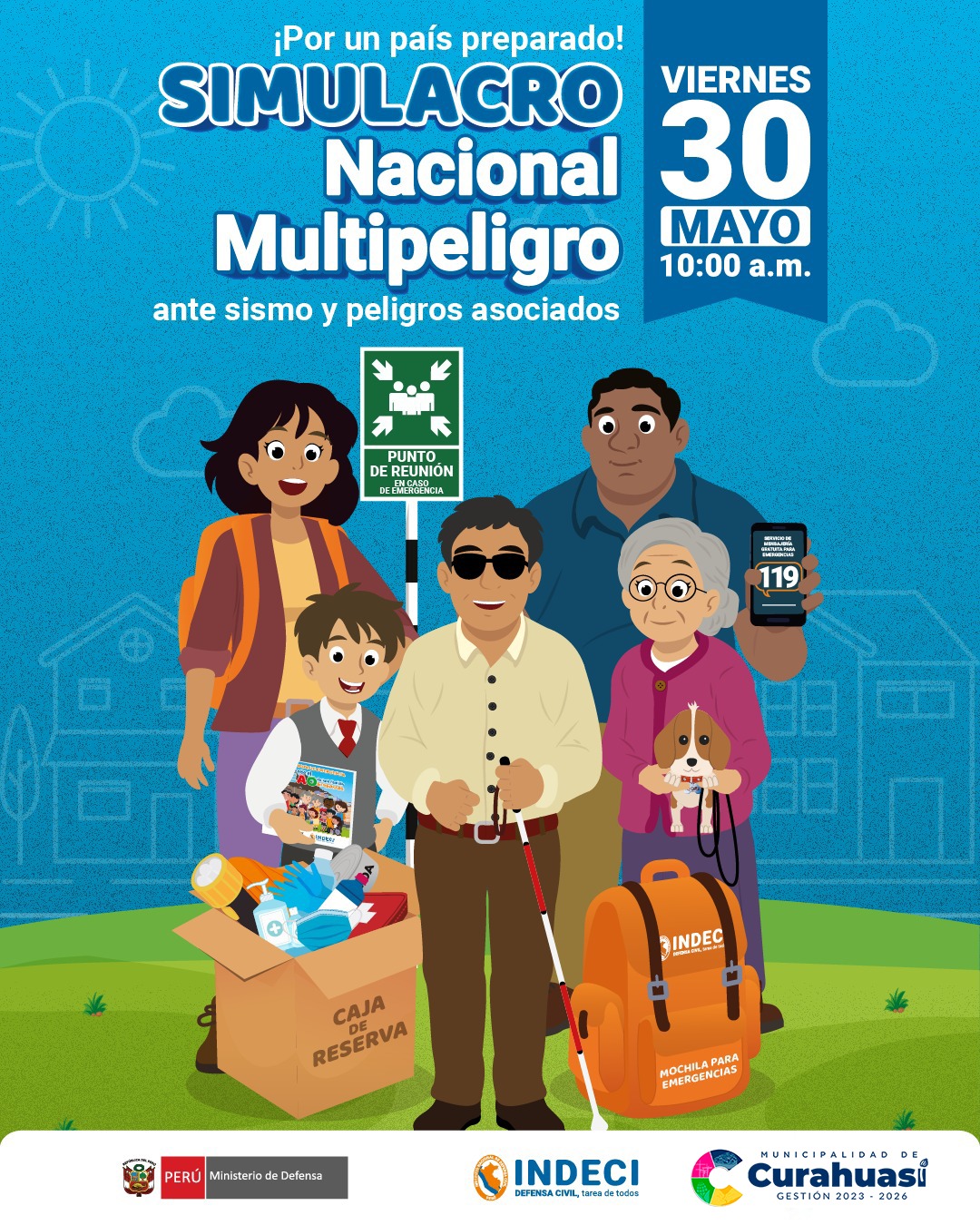 ยกSimulacro Nacional Multipeligro!