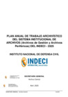 Vista preliminar de documento PLAN ANUAL DE TRABAJO ARCHIVISTICO SIA INDECI 2025 mayo 2025 F F 
