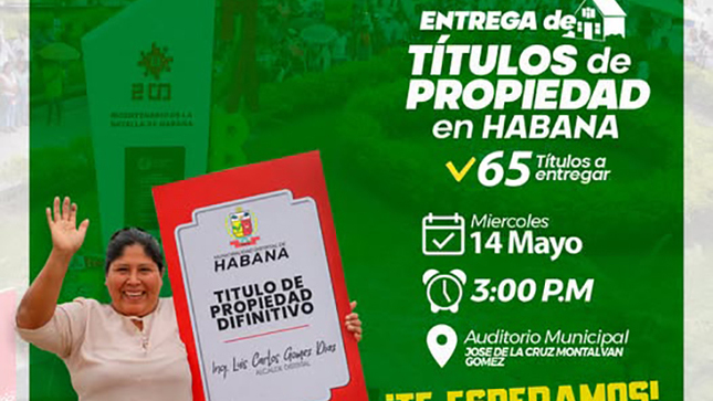 Entrega de titulos