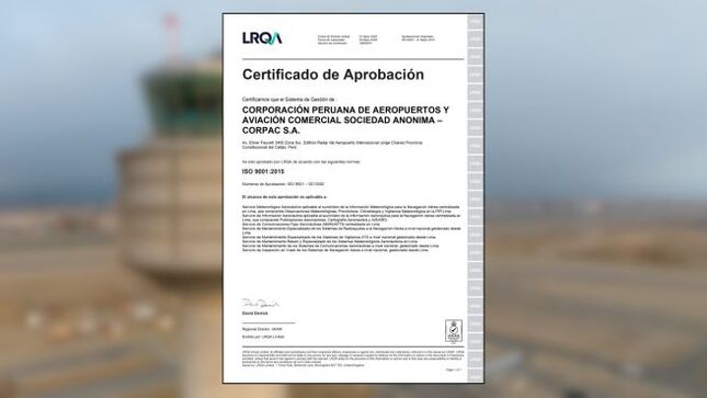 Certificado NORMA ISO 9001:2015