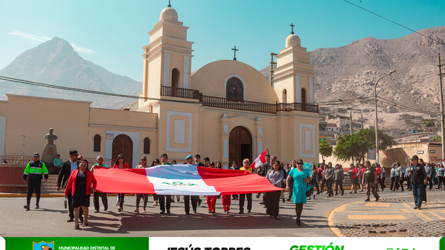 #ActoCívico SAYÁN CELEBRÓ EL DÍA DE LA EDUCACIÓN INICIAL CON IZAMIENTO DE BANDERAS Y TRADICIONAL PASEO DE BANDERA