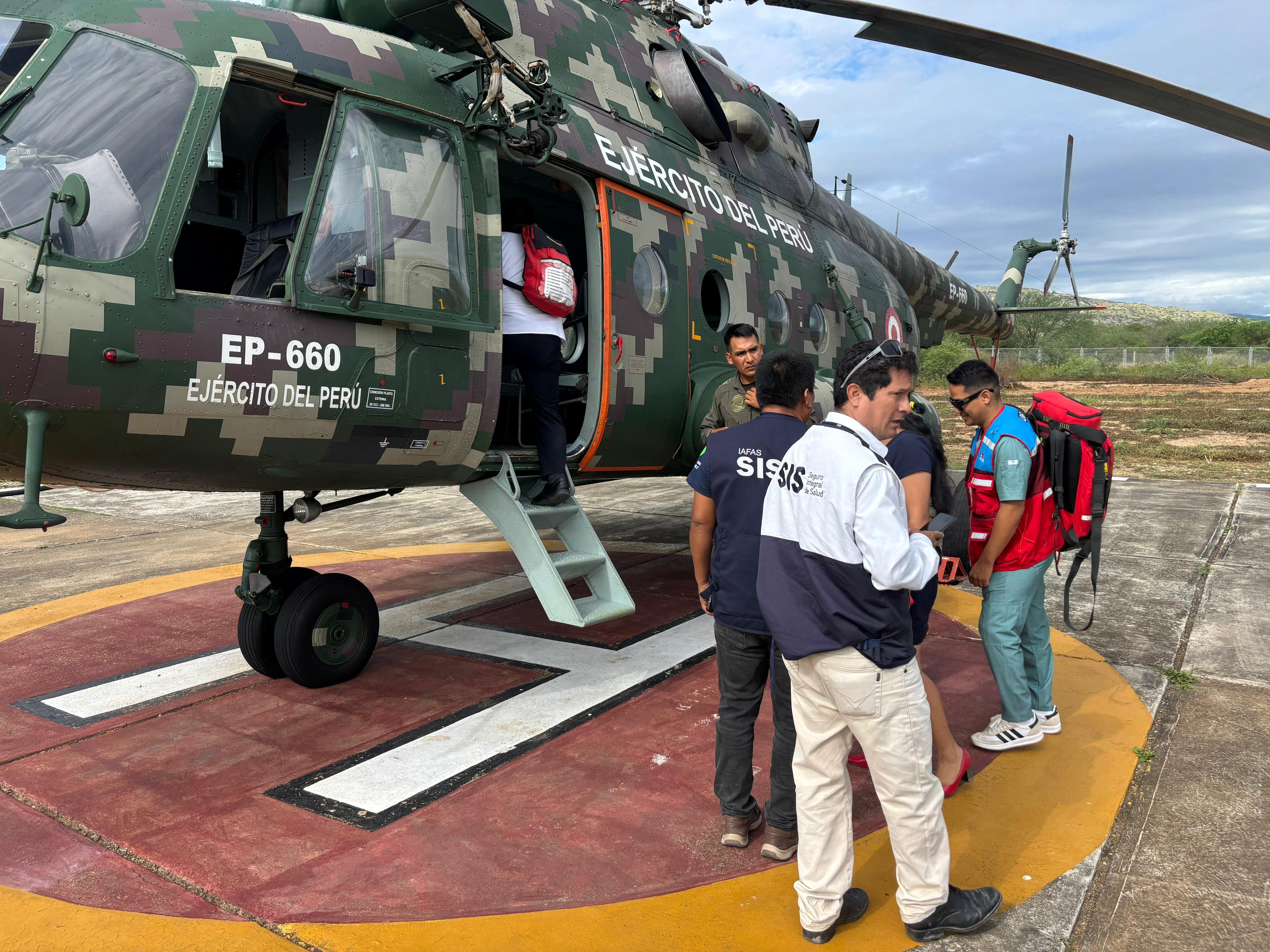 La intervención se realizó desde la comunidad nativa de Sijíak, ubicada en una zona de difícil acceso.