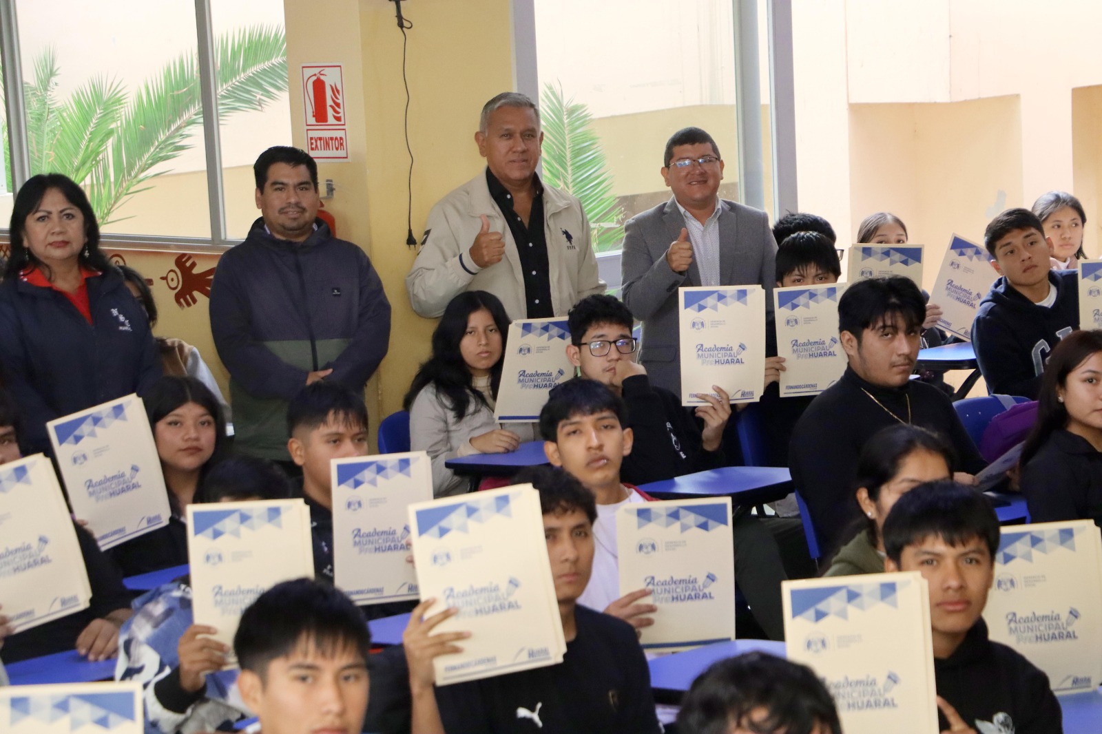 Se inaugura el ciclo académico de la academia municipal Pre-Huaral con más de 300 estudiantes
