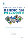 Vista preliminar de documento RESUMEN EJECUTIVO DE LA PRIMERA AUDIENCIA PÚBLICA DE RENDICION DE CUENTAS 2025