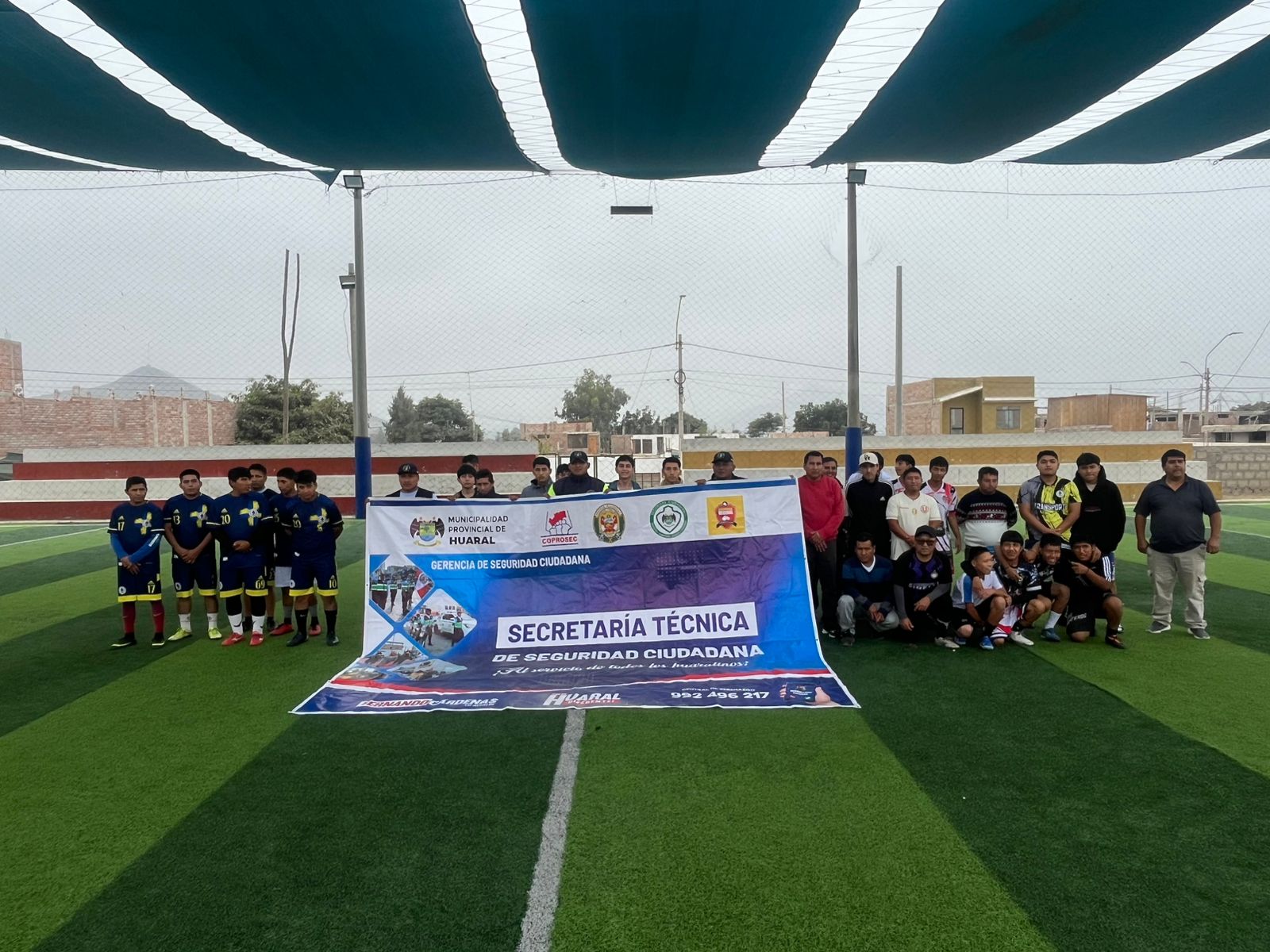 Secretaría Técnica de seguridad ciudadana promueve actividades recreativas y deportivas en el C.P. Tupac Amaru