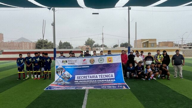 Secretaría Técnica de seguridad ciudadana promueve actividades recreativas y deportivas en el C.P. Tupac Amaru