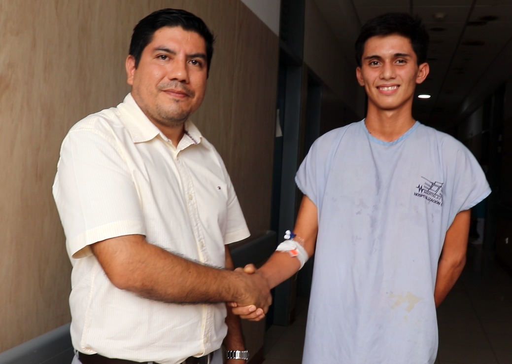Debido a la gravedad de su condición fue referido al Hospital II-2 Tarapoto
