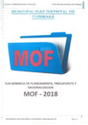 Vista preliminar de documento MOF 2018