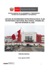 Vista preliminar de documento Listado de Inversiones Estratégicas en el PESEM al 2030 