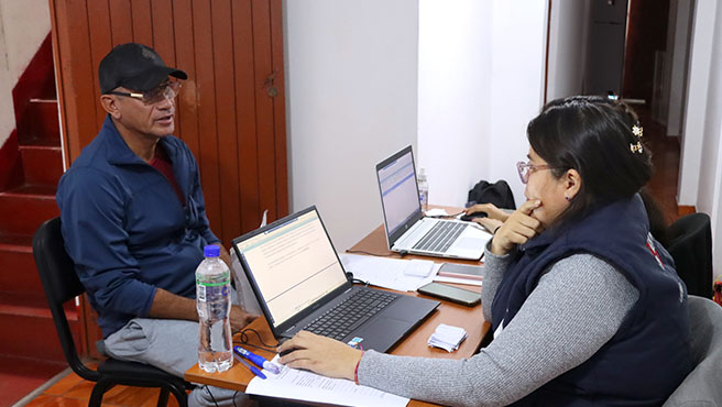 Magistradas contraloras de ODANC Callao realizaron jornada itinerante “La queja que mejora la justicia" con vecinos de San Juan Masías