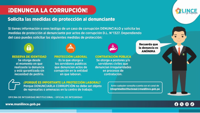 Plataforma digital única permite denunciar corrupción de forma anónima y segura