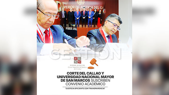 Corte Superior de Justicia del Callao y Universidad Nacional Mayor de San Marcos suscriben convenio académico