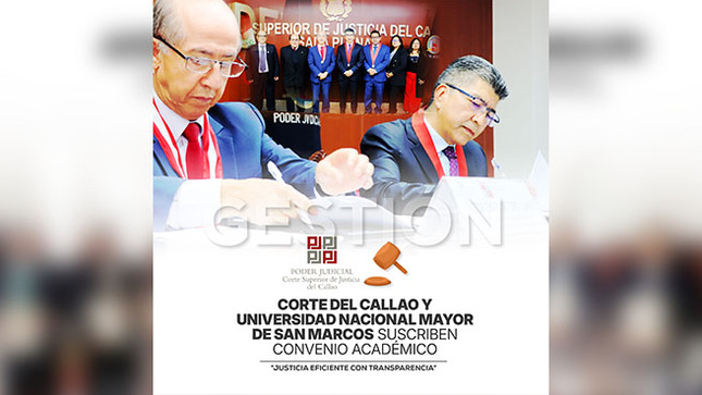Corte Superior de Justicia del Callao y Universidad Nacional Mayor de San Marcos suscriben convenio académico