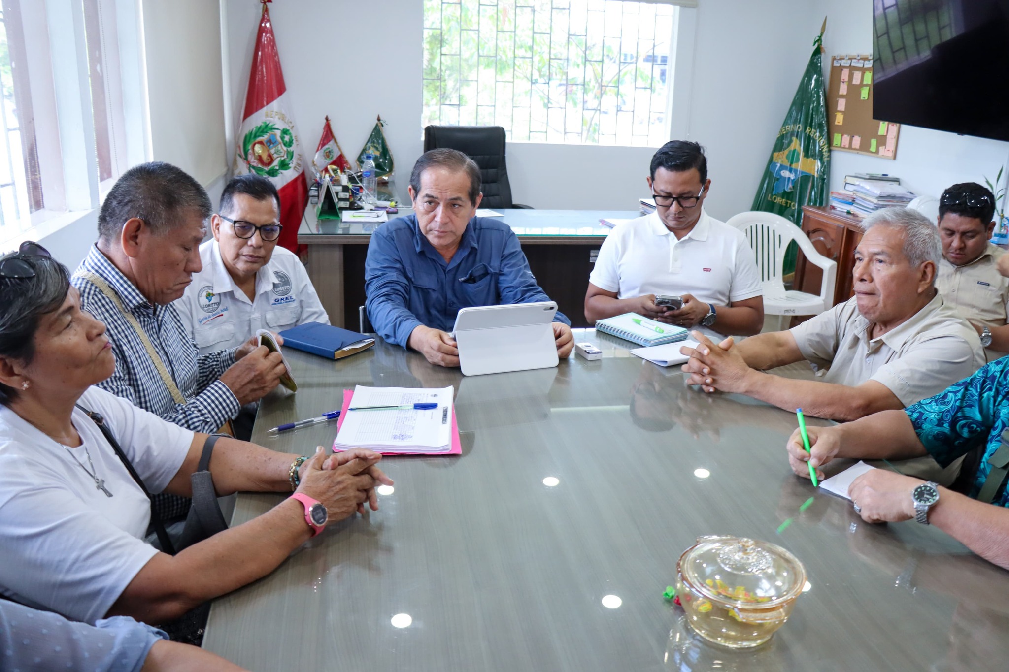 Gorel se reunió con los pensionistas del sector educación.
