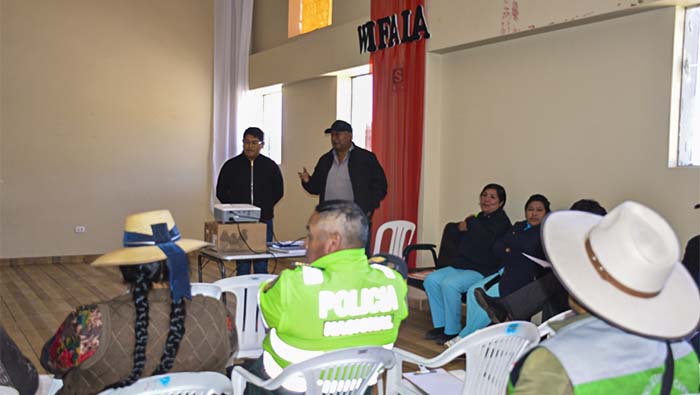 Persona hablando 