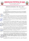 Vista preliminar de documento ORDENANZA MUNICIPAL N°006