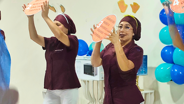 Concurso de coreografía alusiva al día mundial de la higiene de manos