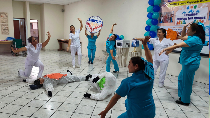 Concurso de coreografía alusiva al día mundial de la higiene de manos