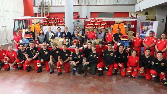 Diversas empresas privadas hicieron posible esta contribución, canalizada por Hombro a Hombro.