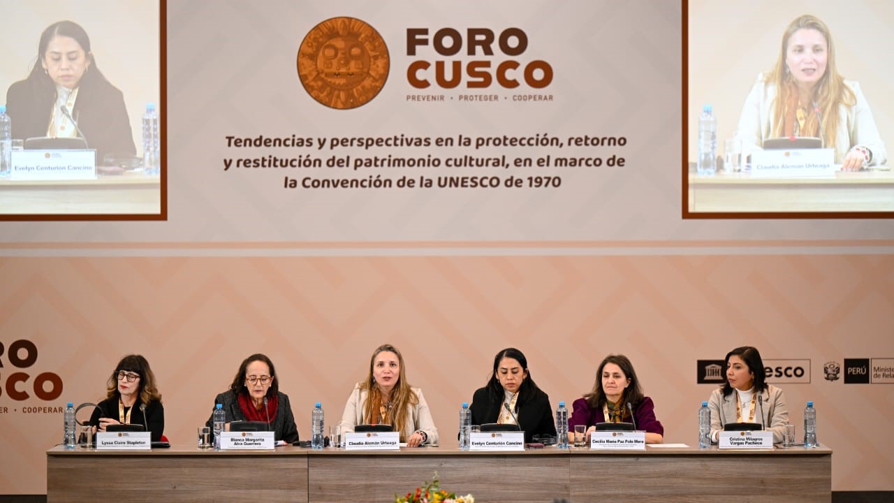 Foro Cusco 2025: la cooperación internacional proactiva es una herramienta clave para la preservación cultural