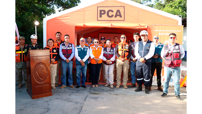 Alcaldesa participa en la Activaci贸n del Puesto de Comando Avanzada (PCA), en coordinaci贸n con INDECI.