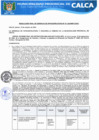 Vista preliminar de documento RESOLUCIÓN FINAL DE GERENCIA DE INFRAESTRUCTURA N° 01-2024-MPC-GIDU