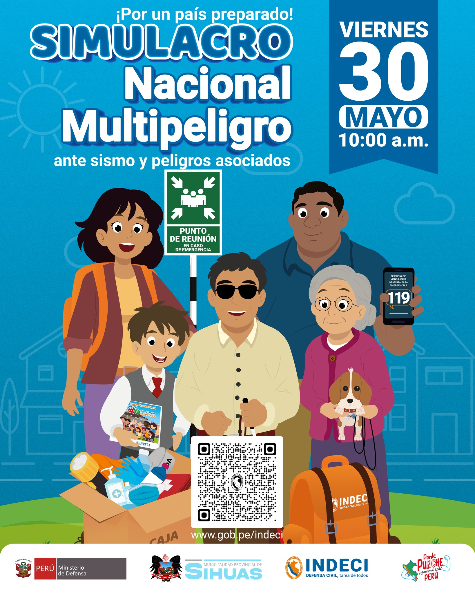ยกParticipemos todos!
๐ ๐ฆ๐๐ ๐จ๐๐๐๐ฅ๐ข ๐ก๐๐๐๐ข๐ก๐๐ ๐ ๐จ๐๐ง๐๐ฃ๐๐๐๐๐ฅ๐ข โ ๐ฎ๐ฌ๐ฎ๐ฑ
๐ Viernes 30 de mayo
๐ 10:00 a. m.
๐ En todo el paรญs
โ ๏ธ Estar preparados ante una emergencia no es una opciรณn, es una responsabilidad.
Pongamos a prueba nuestra capacidad de respuesta y actuemos con responsabilidad por nuestras familias y nuestra provincia.
Desde la Municipalidad Provincial de Sihuas, invocamos a la participaciรณn activa de las instituciones, organizaciones y ciudadanรญa en general.
๐ช๐ผ ยกPor un paรญs preparado! ยกDefensa civil es tarea de todos!๐ค