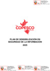Vista preliminar de documento Plan de Sensibilización en Seguridad de la Información 2025