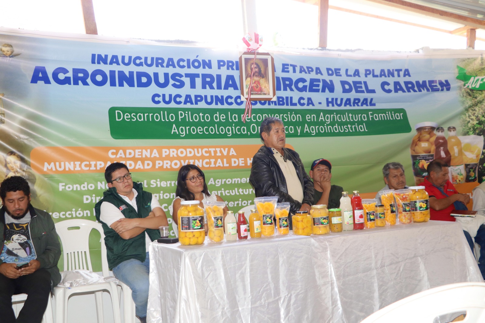 Municipalidad provincial de Huaral participó en la inauguración de la planta agroindustrial de frutas en Cucapunco – Sumbilca