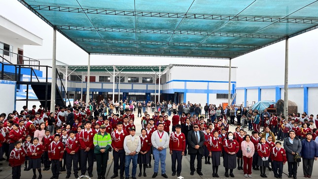 Juramentación de brigadas escolares en la I.E. Jesús Divino Maestro