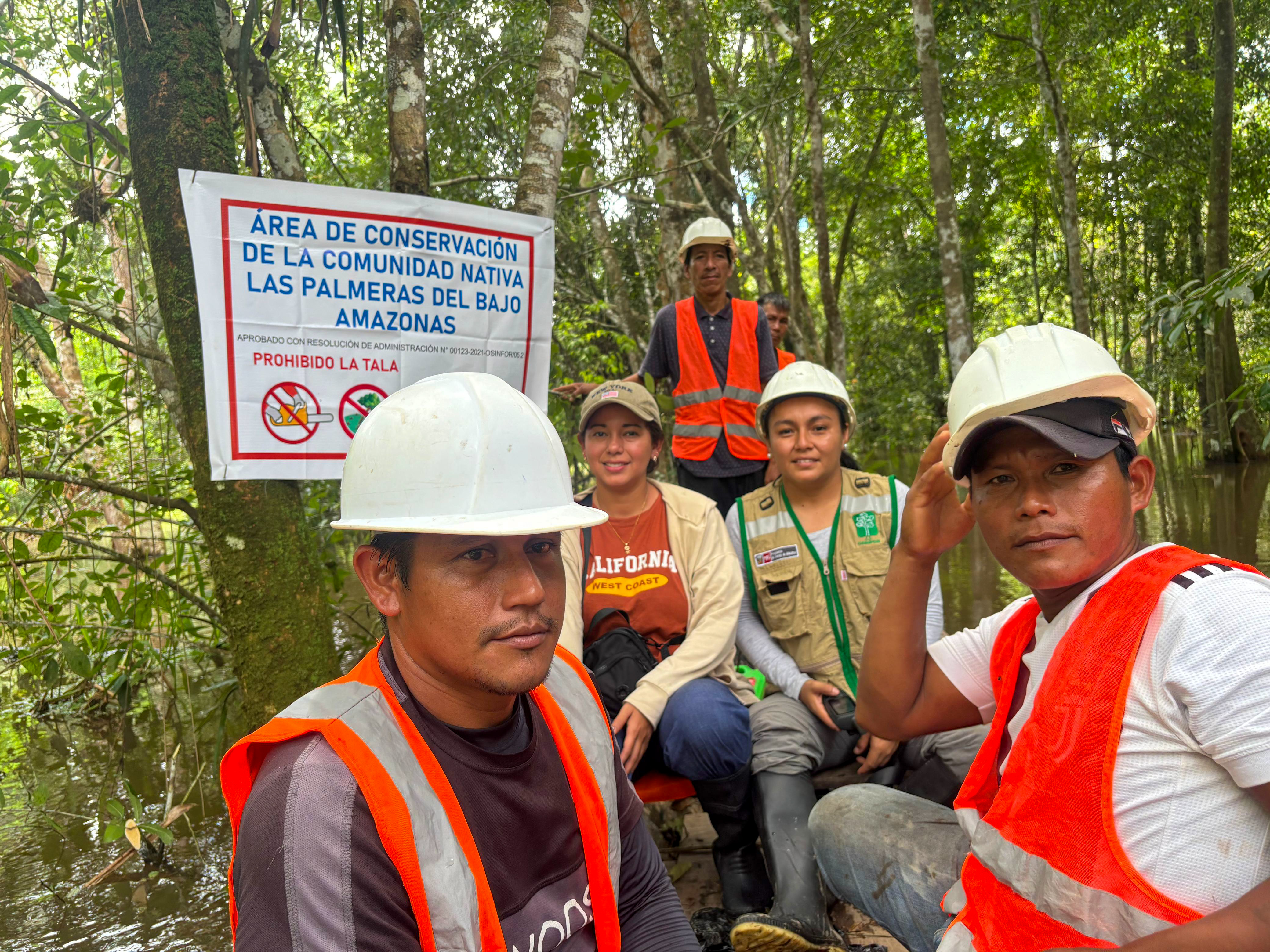 Archivo JPGE de la comunidad nativa Las Palmeras refuerza vigilancia y control de su territorio como parte de sus acciones de compensación a favor del bosque