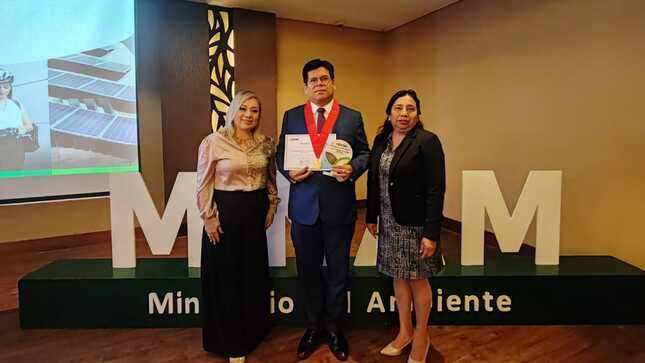 Corte Superior de Piura recibió reconocimiento como institución pública ecoeficiente