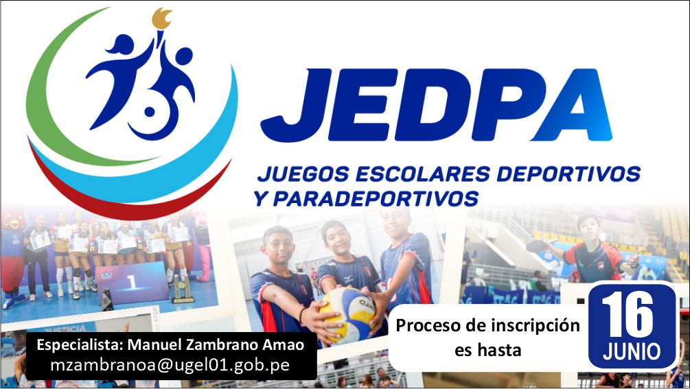 Inscripción a juegos escolares deportivos 2025