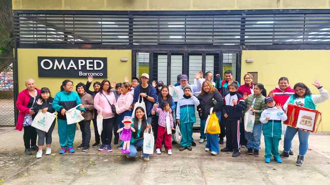 Tour de los Sentidos con miembros de OMAPED