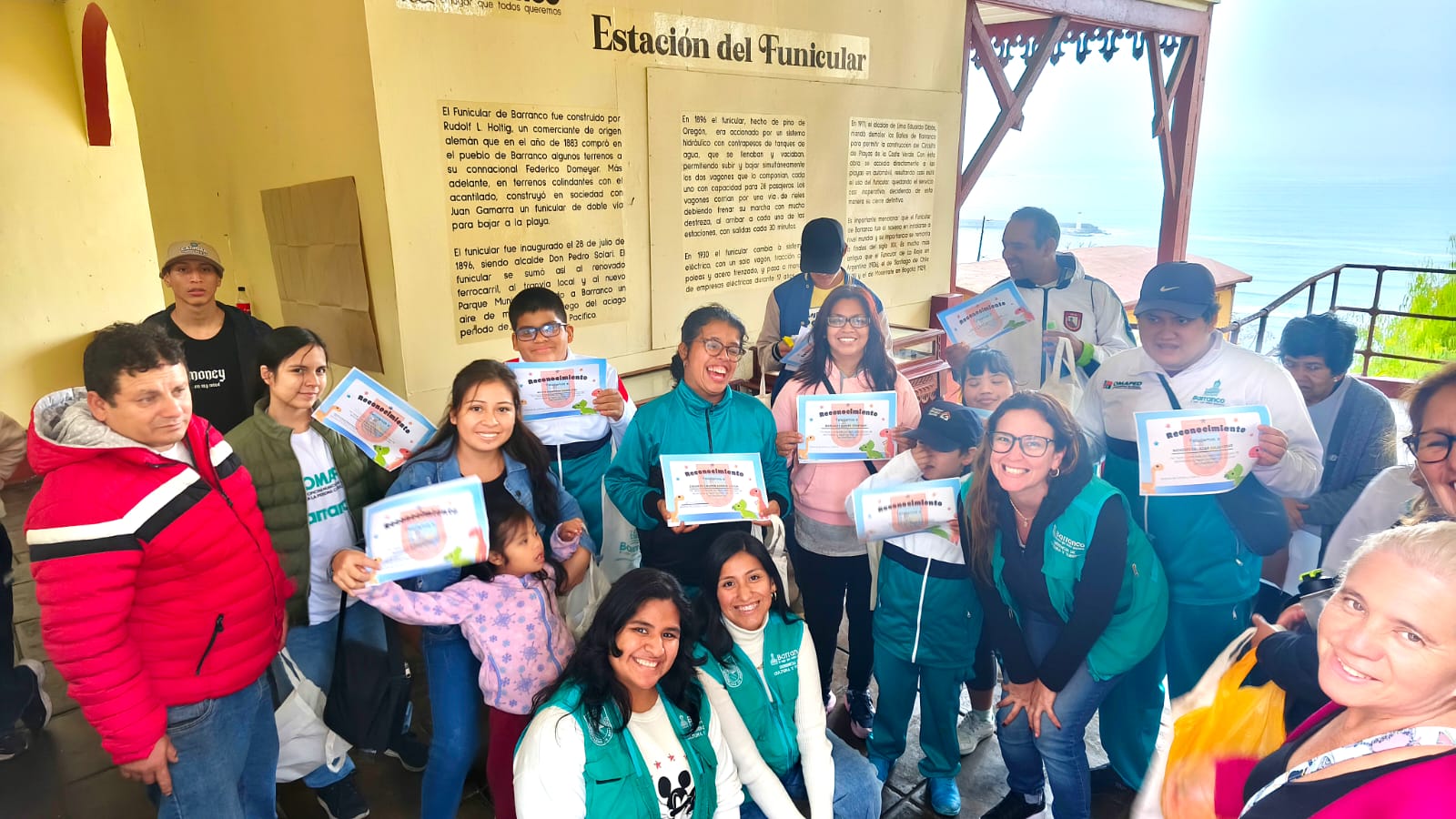 Tour de los Sentidos con miembros de OMAPED