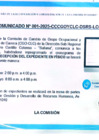 Vista preliminar de documento COMUNICADO Nº 001-2025-CCCGOYCLC-DSRSLCC-LCC