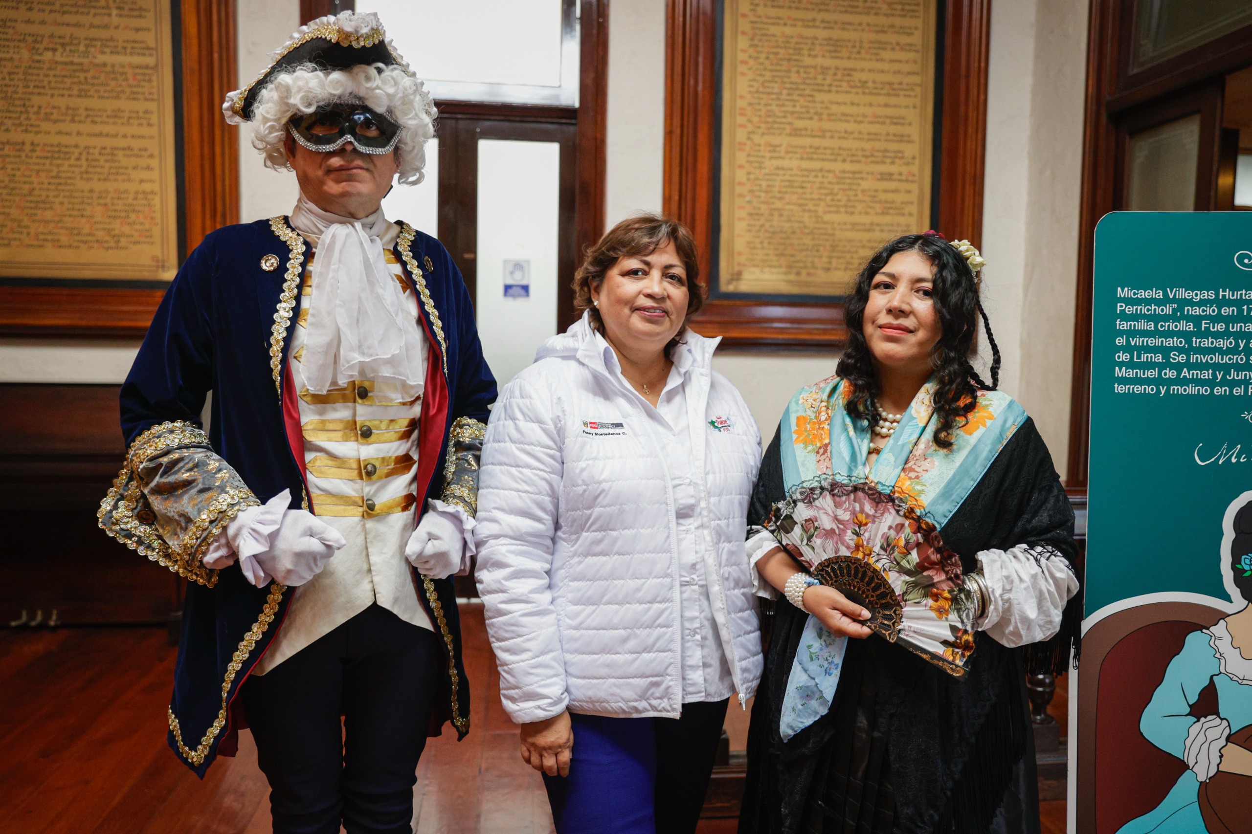 Ministra clausura exposición "Protagonistas: Mujeres en la Historia del Perú" en la Beneficencia de Lima